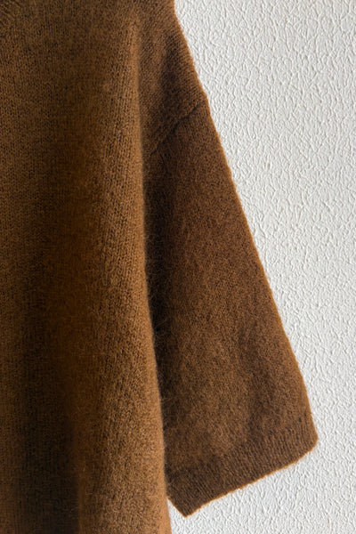 Pull en mohair Tabac