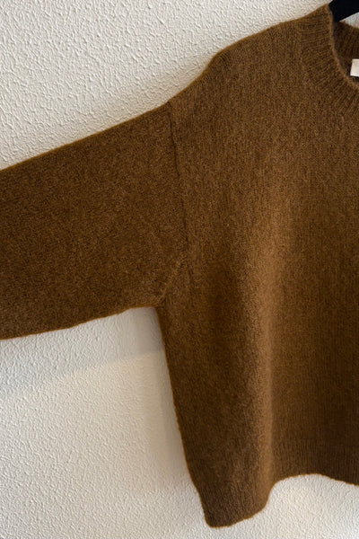 Pull en mohair Tabac