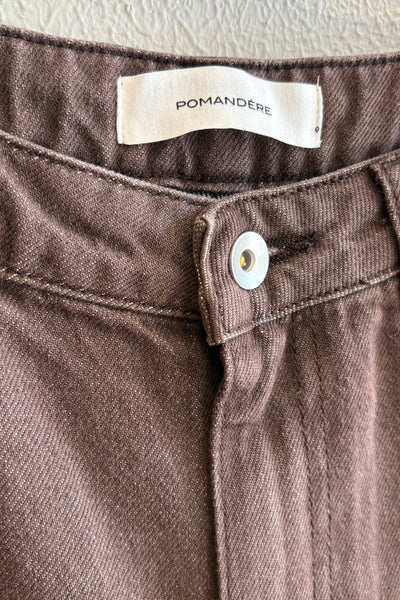 Pantalon 5 poches Cacao