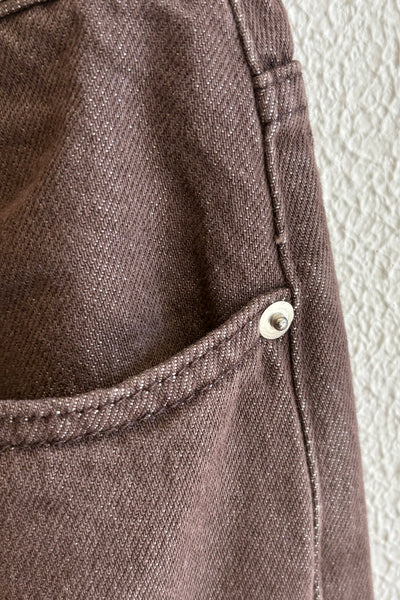 Pantalon 5 poches Cacao
