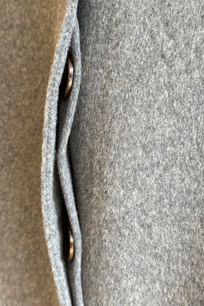 Gilet double-face Gris