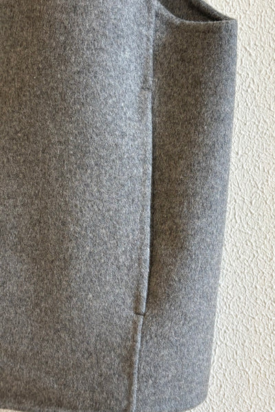 Gilet double-face Gris