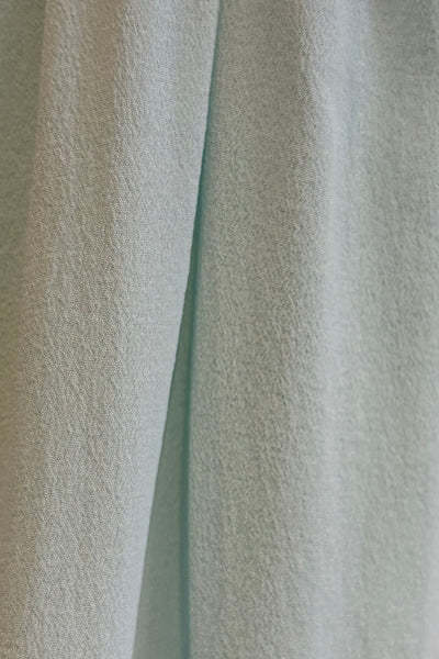 Pantalon en soie Vert Eau