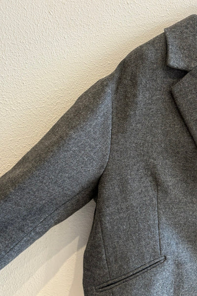 Veste oversize en lainage Grey