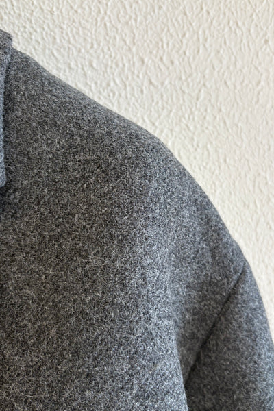 Veste oversize en lainage Grey