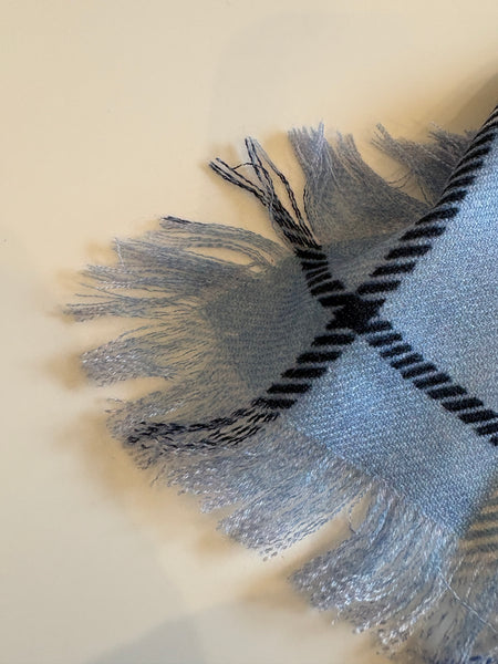 Carré en cachemire Bleu