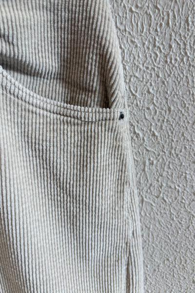 Pantalon en velours Craie