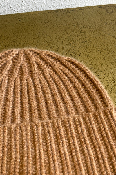 Bonnet cachemire Camel