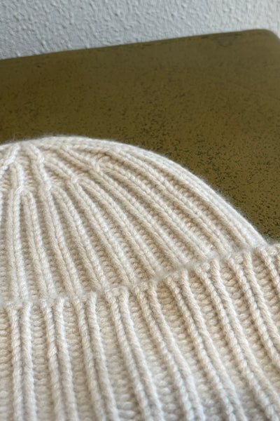 Bonnet cachemire Écru