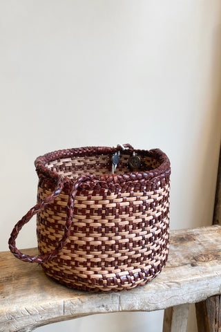 Sac JAVA Naturel/Bordeaux