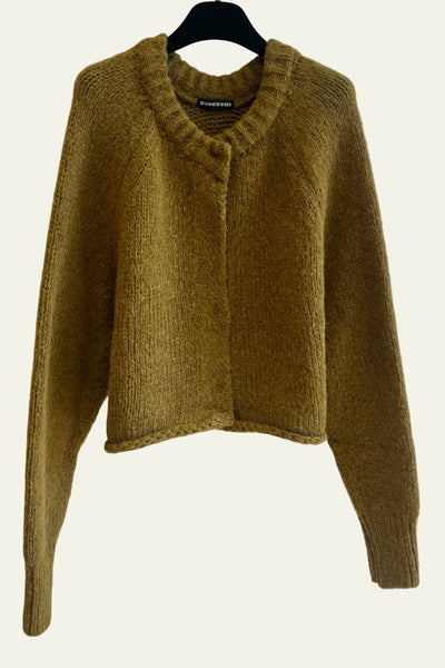 Cardigan Mousseux Ocre