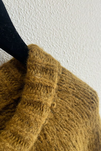 Cardigan Mousseux Ocre