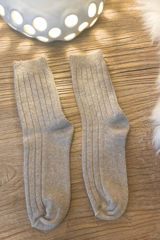 Chaussettes Beige