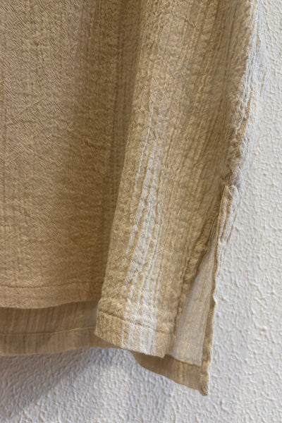 Blouse en crépon Ecru