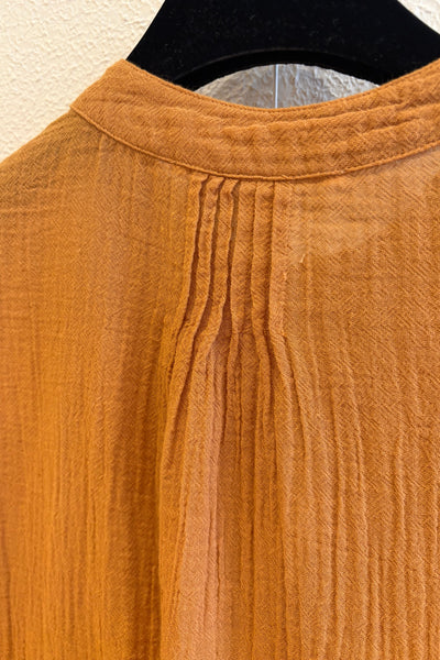 Blouse en crépon Rust