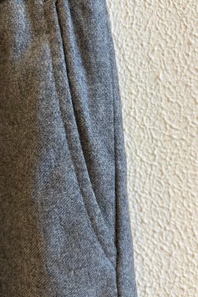 Pantalon en flanelle Gris Moyen