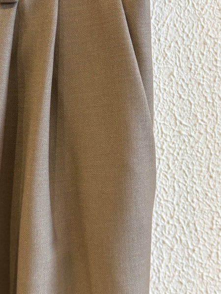 Pantalon à plis Tabac