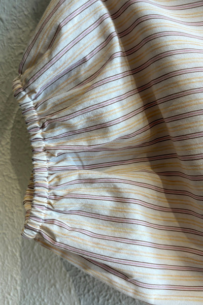 Blouse rayée Abricot