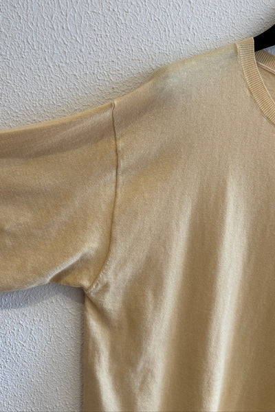 Pull en maille fluide Paille