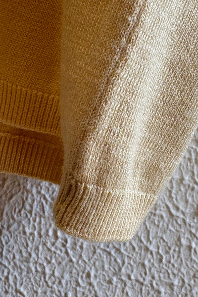 Pull en maille fluide Paille