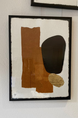 Tableau S COLLAGE PAPIER Terracotta #2