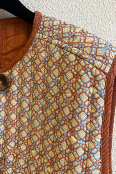 Gilet imprimé réversible