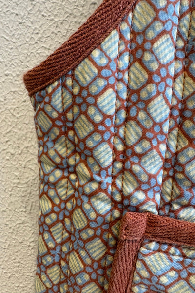 Gilet imprimé réversible