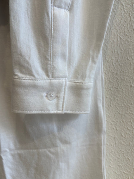 Chemise en jersey Blanc