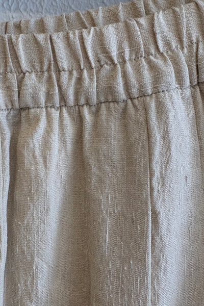 Pantalon en toile brute Naturel