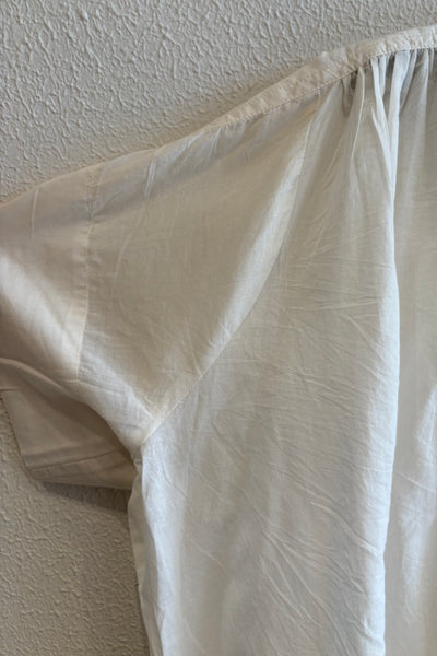 Blouse en voile de coton Blanche