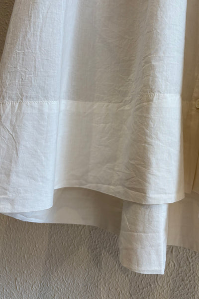 Blouse en voile de coton Blanche