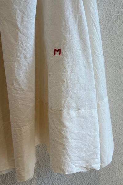 Blouse en voile de coton Blanche