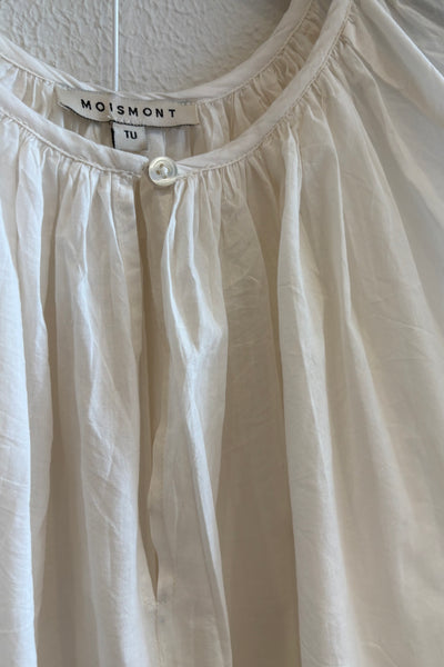 Blouse en voile de coton Blanche