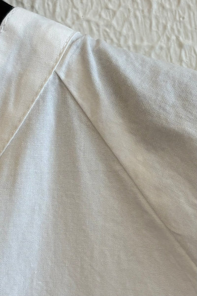 Blouse en popeline Blanc🔴