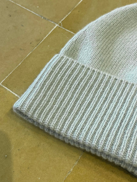 Bonnet en cachemire Aqua🔴