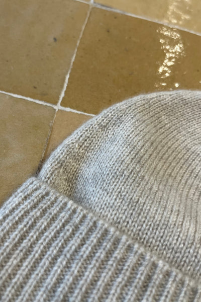 Bonnet en cachemire Avoine 🔴