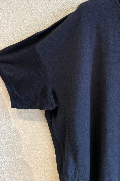 Pull souple en lin Navy🔴