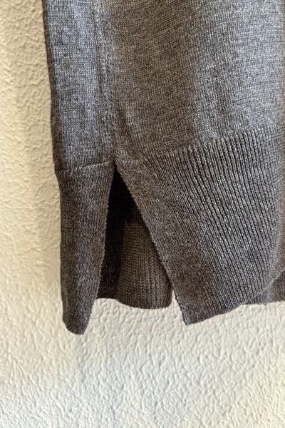 Pull souple en lin Brown