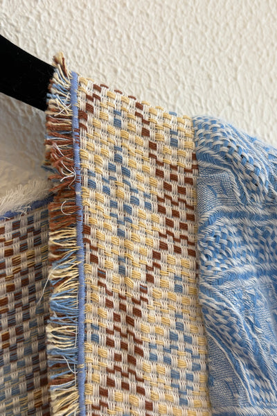 Robe empiècement Bleu