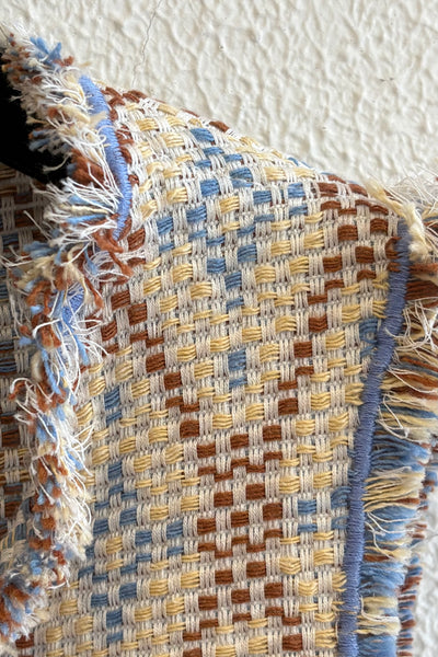 Gilet à motifs Bleu