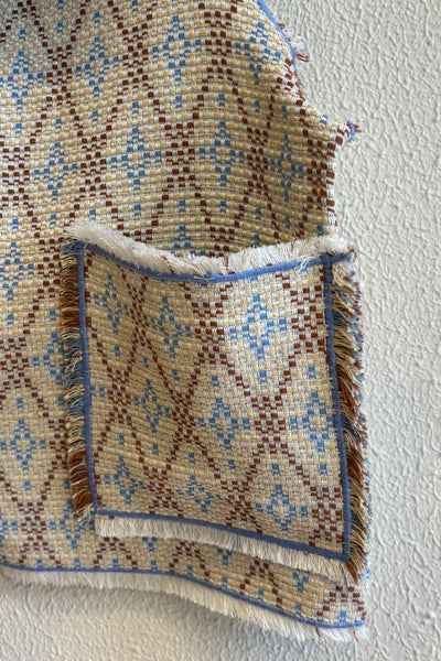 Gilet à motifs Bleu