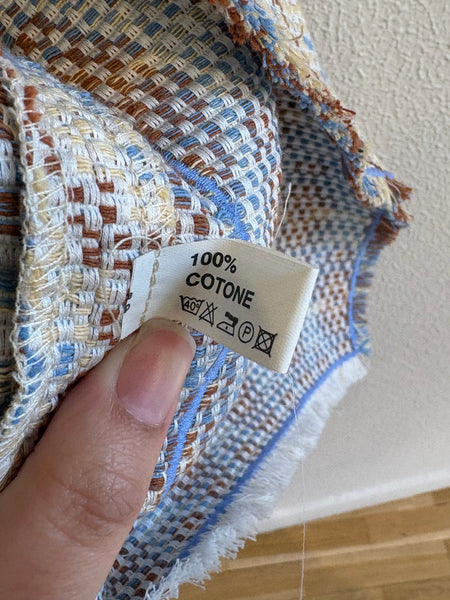 Gilet à motifs Bleu