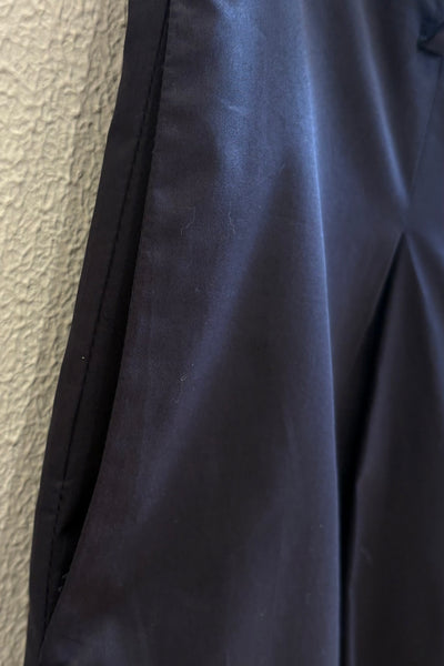 Pantalon large en satin