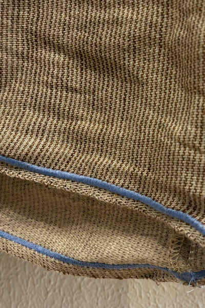 Pantalon large rayé