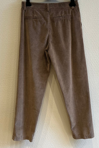 Pantalon en velours côtelé Marron Glacé