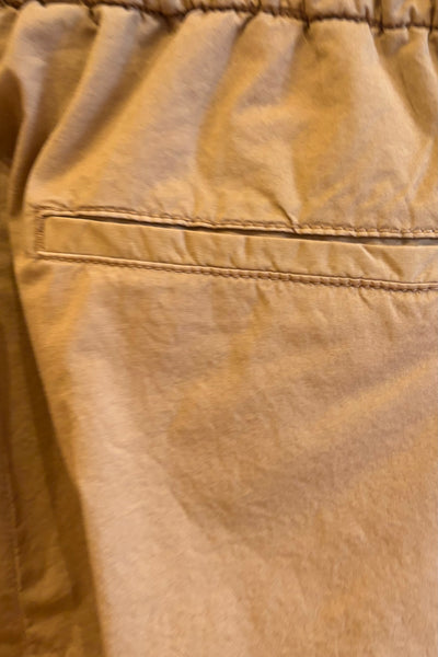 Pantalon en popeline Tabac