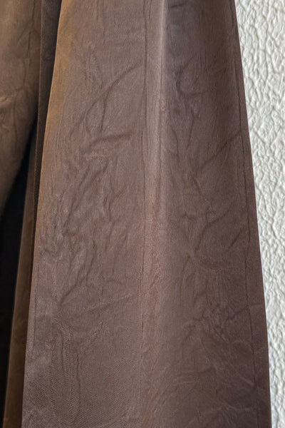 Robe asymétrique en satin