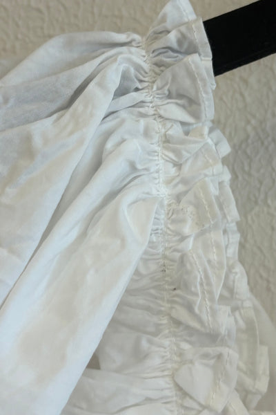 Robe à volants White