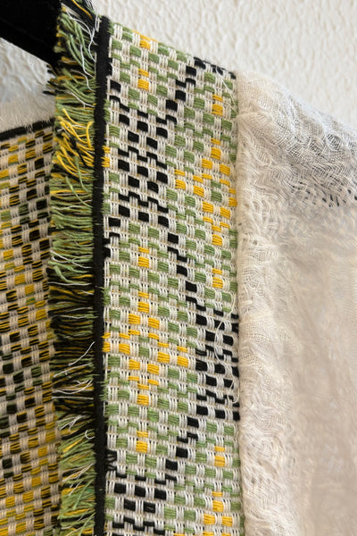 Robe empiècement Vert