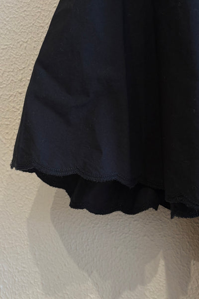 Robe en popeline Black